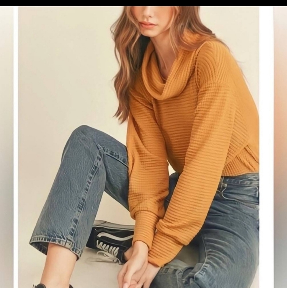 NWT Free People Juicy Long Sleeve Canyon Moon Top size M